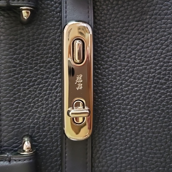 Coach Swagger 27 Navy Blue w/ Silver hardware - Picture 16 of 16